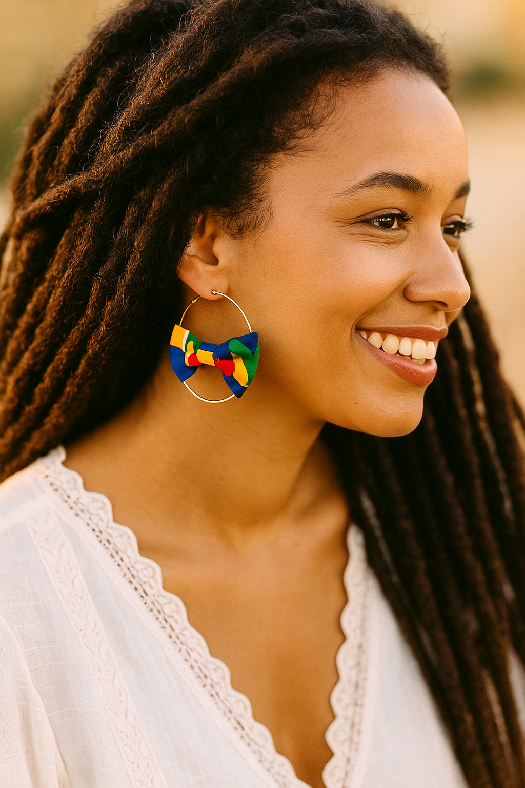 Boucles d’oreilles “Kente”