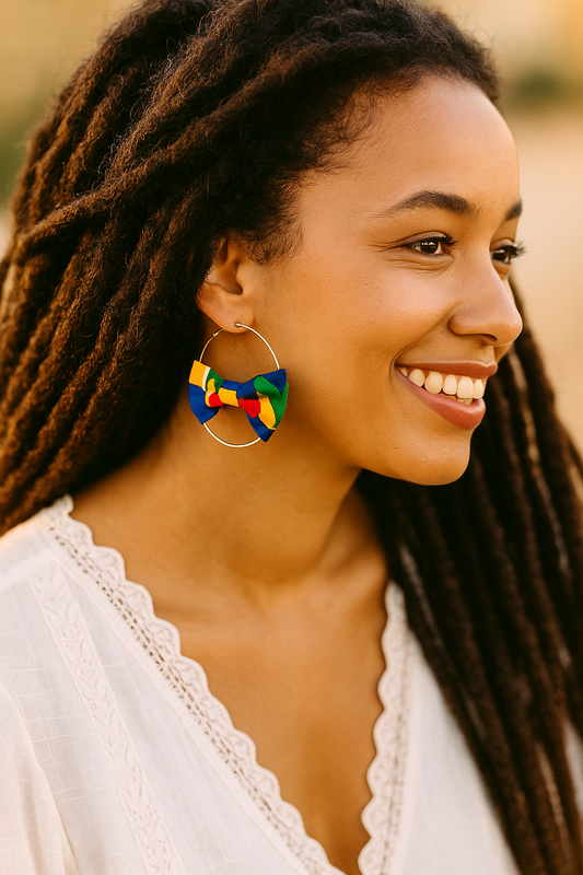 Boucles d’oreilles “Kente”