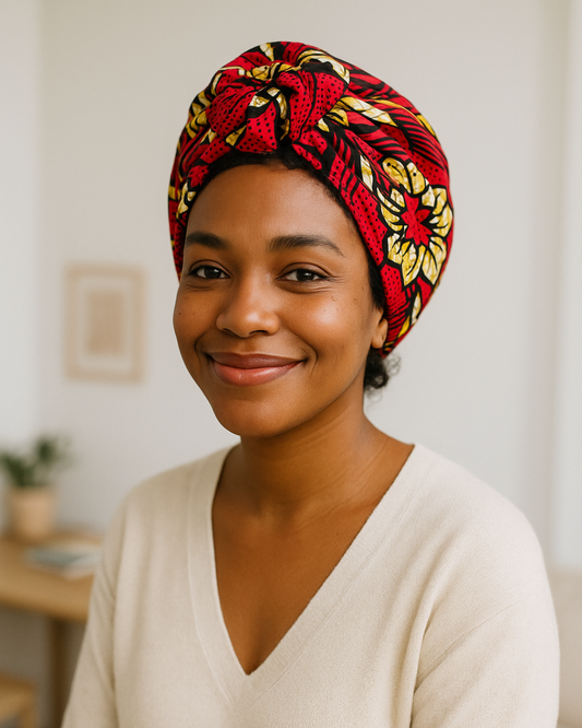 Turban “Fleur de joie”